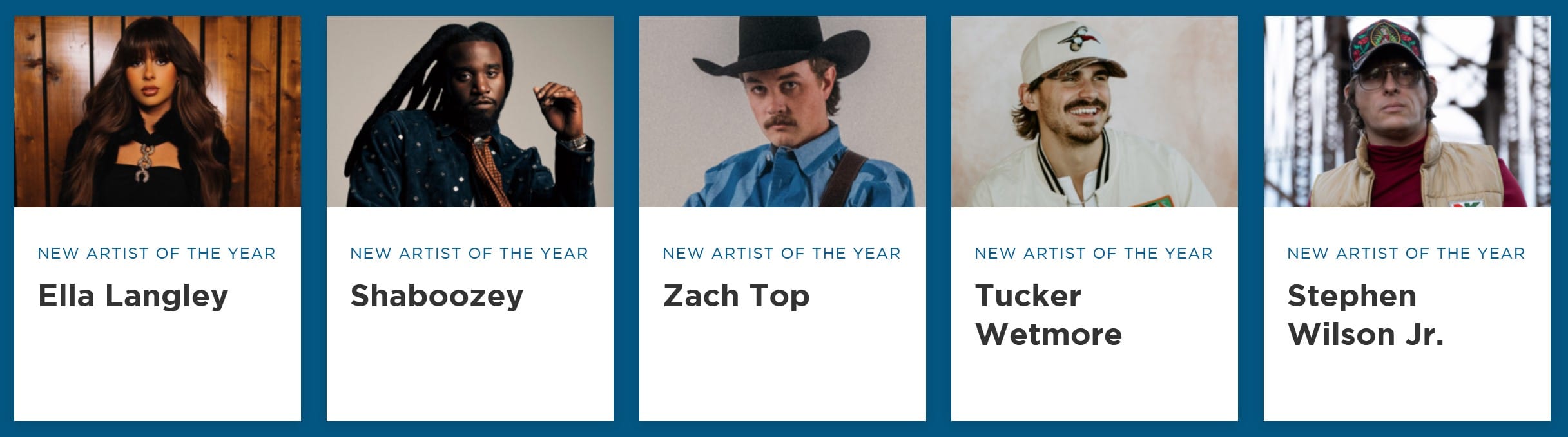 New Artist of the Year